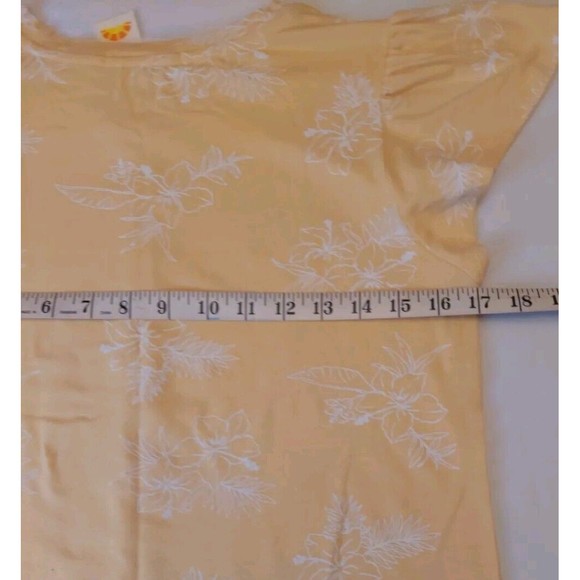 C&C California Matty M 2 Pc Lot Sz S T Shirt Tops Yellow Sky Blue NWT - Picture 5 of 11